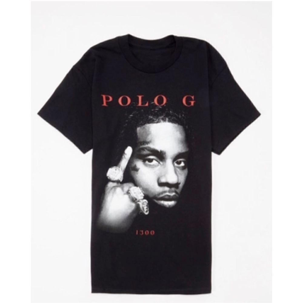 Polo G 1300 rapper music merch T-shirt‎ - Men X-Large- NWT